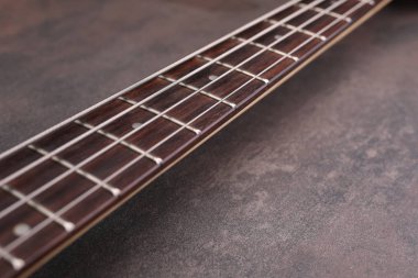  Elektrik gitar dizeleri fingerboard, bir elektrik gitar İnşaat
