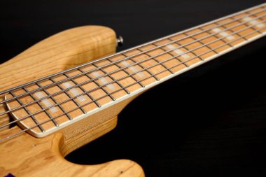  Elektrik gitar dizeleri fingerboard, bir elektrik gitar İnşaat