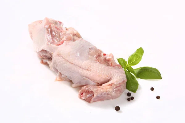 Brühe Teil des Geflügels. Hühnerkadaver für Suppe — Stockfoto