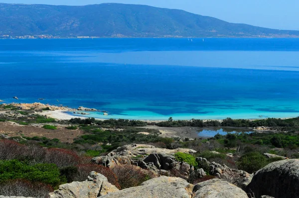 Moře Ostrov Asinara Sardinie Itálie — Stock fotografie