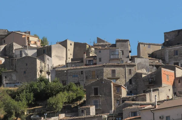 Village Petralia Sottana Island Sicily Italy — Stock Photo, Image