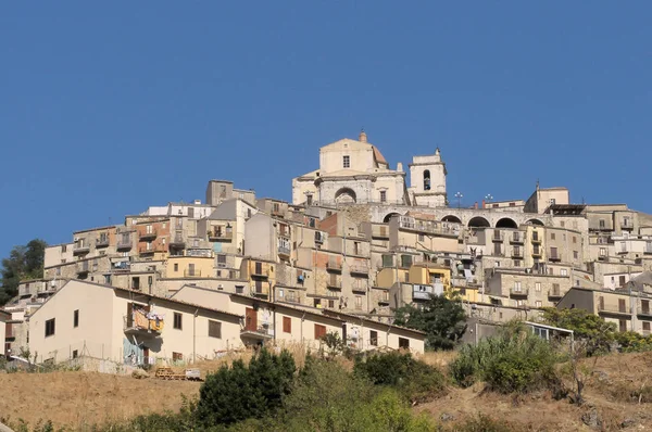 Village Petralia Sottana Sicily Italy — Stock Photo, Image