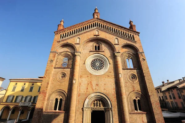 Kathedraal Van Stad Van Crema Lombardije Italië Stockfoto