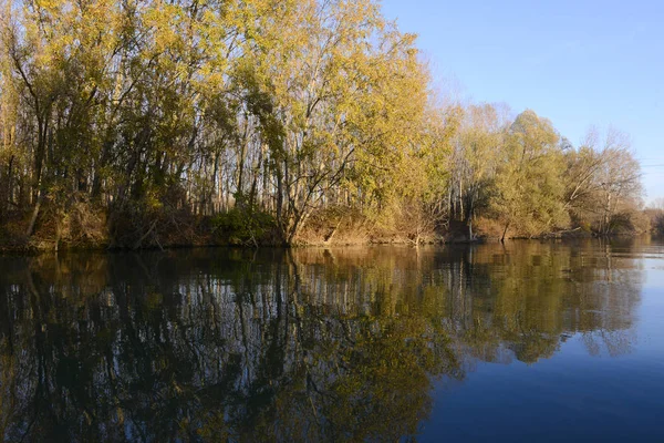 Mincio Del Río Cerca Villa Vallazza Lombardia Italia — Foto de Stock