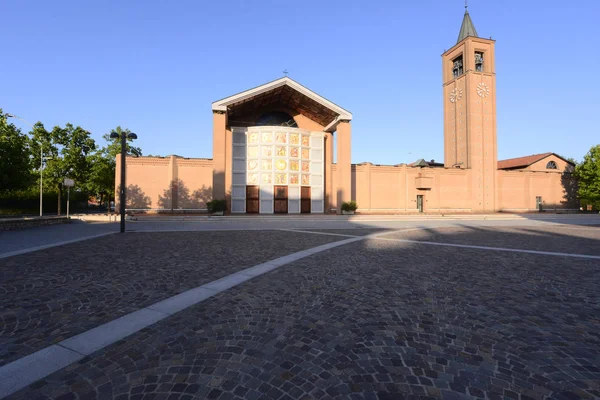 Kerk Van Saint Peter Apostol Stad Van Treviglio Lombardije Italië — Stockfoto