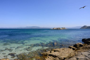 İspanya'nın kuzeyindeki Adalar Denizi Cies, 18-08-15