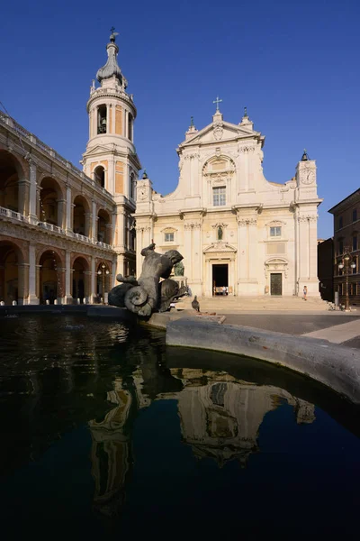Facade Sanctuário Loreto Marche Itália — Fotografia de Stock