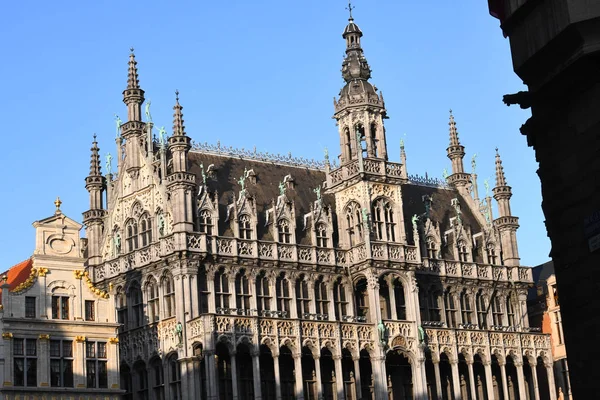 Casa Rei Quadro Gratuito Centro Cidade Bruxelles Bélgica Imagem De Stock