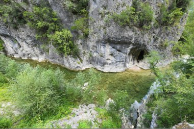 FRASASSI GORGE, MARCHE REJON, İTALYA, 14-08-20