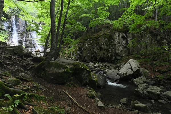Dardagna Wasserfälle Den Montains Emilien Romagna Italien — Stockfoto