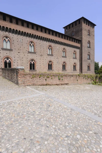 Castle City Pavia Lombardy Italy — стоковое фото