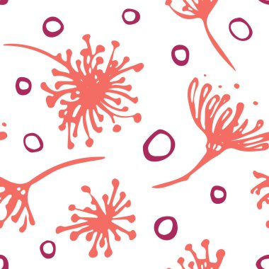 Botanik el çizim model vektör