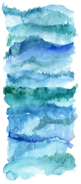 手描き水彩山の背景 — ストック写真