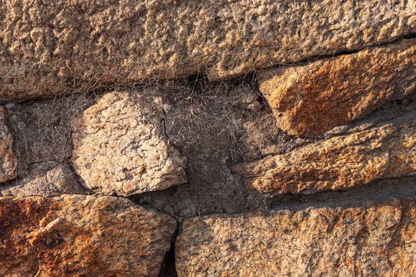 Mottled Granite Background Spider Web Used Fence Garden Wall Deck — Stock Photo, Image