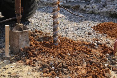 toprak analizi için toprak sondaj