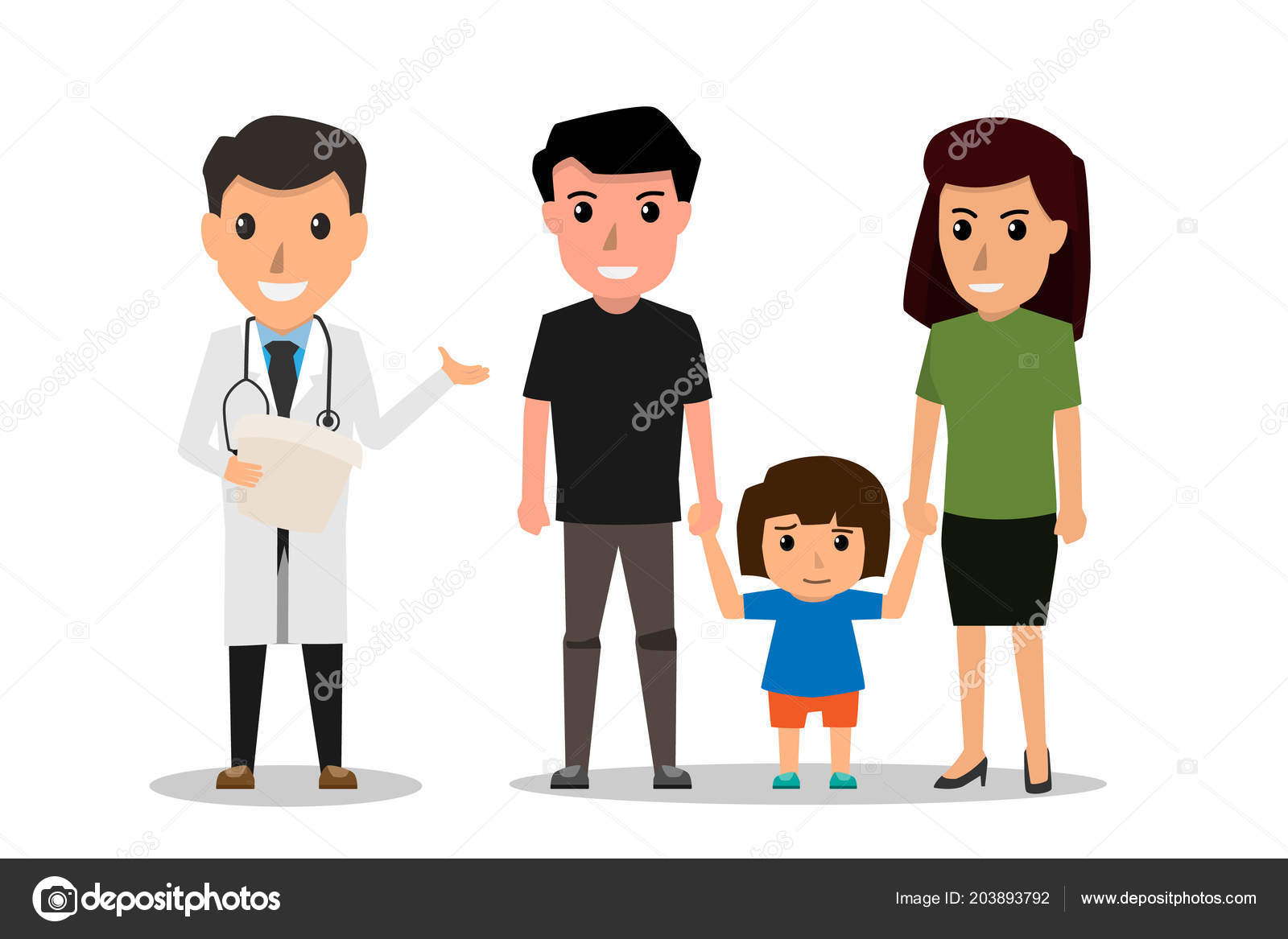 Family See Doctor Hospital Infirmary Clinic Character Professional Physician Workplace Stock Vector Image by ©artitcom #203893792 Family See Doctor Hospital Infirmary Clinic Character Professional Physician Workplace Stock Vector Image by ©artitcom #203893792