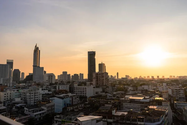 Landscape building business district of bangkok. — Stock Photo, Image