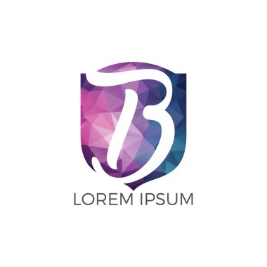 İlk harf B vektör logo tasarımı. Mektup b iş vektör logo şablonu.