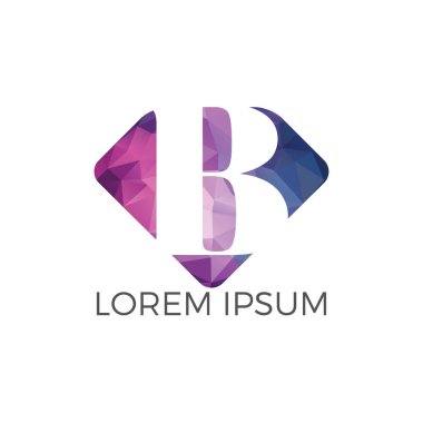 İlk harf B vektör logo tasarımı. Mektup b iş vektör logo şablonu.
