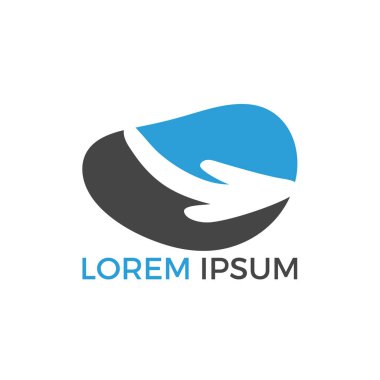 Ok iş logo tasarımı. İlerleme ve Başarı logosu.