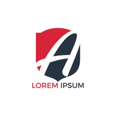 Harf A logo tasarımı. İlk harf bir iş logo tasarımı. Premium Kalite logo.