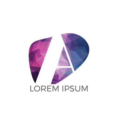Harf A logo tasarımı. İlk harf bir iş logo tasarımı. Premium Kalite logo.