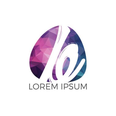 Yaratıcı harf logo tasarımı. İlk harf B ve E logo tasarımı.