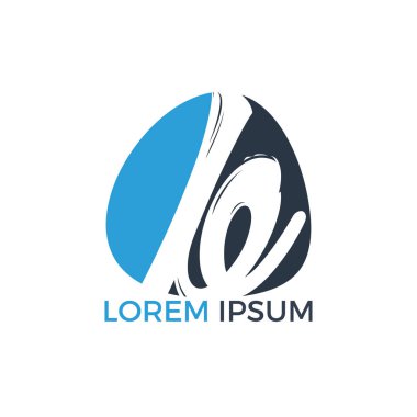 Yaratıcı harf logo tasarımı. İlk harf B ve E logo tasarımı.