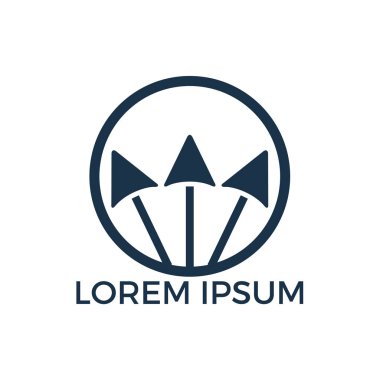 Oklar logo tasarım vektör. Ok vektör simgesi. Soyut okları sistem yaratıcı işareti. İlerleme strateji geliştirme simgesi.