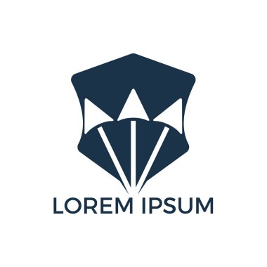 Oklar logo tasarım vektör. Ok vektör simgesi. Soyut okları sistem yaratıcı işareti. İlerleme strateji geliştirme simgesi.