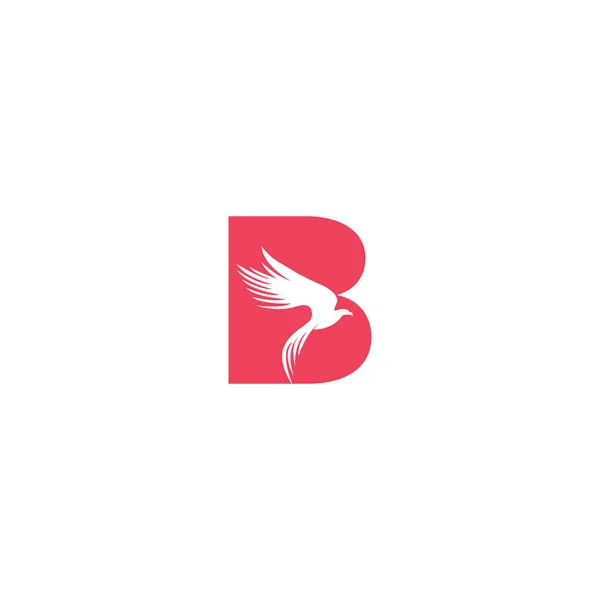 Modern Letter Initial Falcon Logo Designs Alphabet Initial Hawk Symbol — Stock Vector