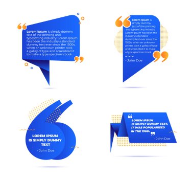 Teklif Çerçeveleri Kümesi. Konuşma Kabarcıkları Kutuları Şablonlar Modern Koleksiyonu. Konsept Posterler Rozetleri Yaratıcı Afişler. İleti Çıkartmaları veya Notlar için Grafik Tasarım Öğeleri. Karikatür Vektör İllüstrasyon