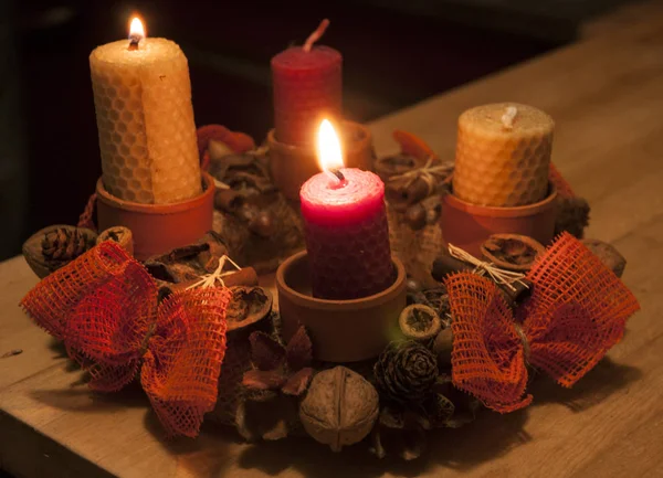 Şamdan ve Seramik Noel dekorasyon