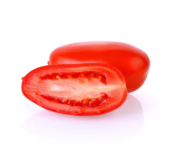 Tomat diisolasi dengan warna putih. Dengan tapak kliping . — Stok Foto