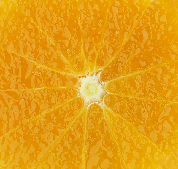 Slice of orange fruit isolated — Stok Foto