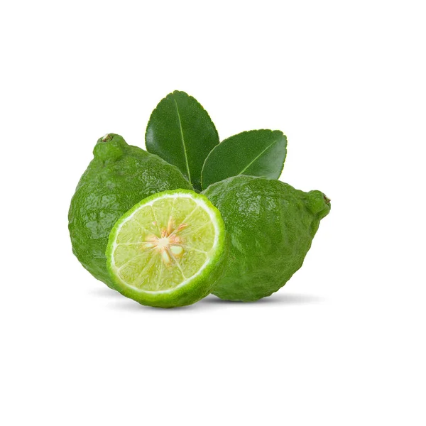 Bergamot op witte achtergrond. kruid voor de gezondheid. — Stockfoto