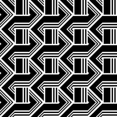 Tasarım Dikişsiz tek renkli zikzak desen. Arka plan. Vektör sanat