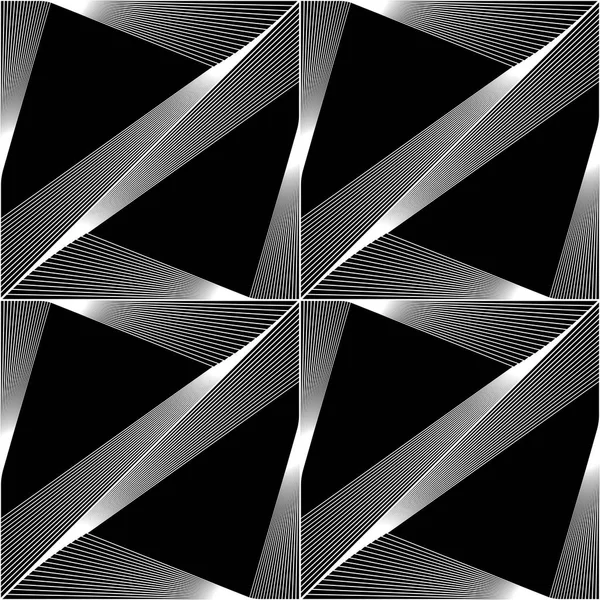 Bezszwowe Monochromatyczne Trójkąta Wzór Abstrakcja Linie Teksturowanej Tło Grafikę Wektorową — Wektor stockowy