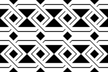 Kusursuz tek renkli geometrik desen dizaynı. Soyut arkaplan. vektör sanatı