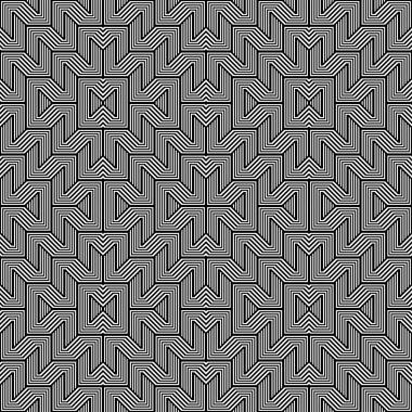 Kusursuz tek renkli geometrik desen dizaynı. Soyut arkaplan. vektör sanatı