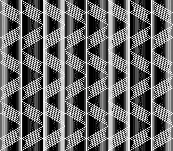 Design Nahtlosen Monochromen Gittermuster Abstrakter Geometrischer Hintergrund Vektorkunst Kein Gefälle — Stockvektor