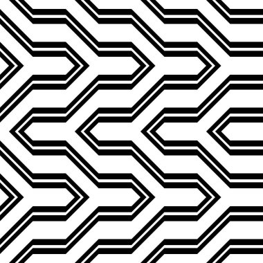 Tasarım Dikişsiz tek renkli zikzak desen. Arka plan. Vektör sanat