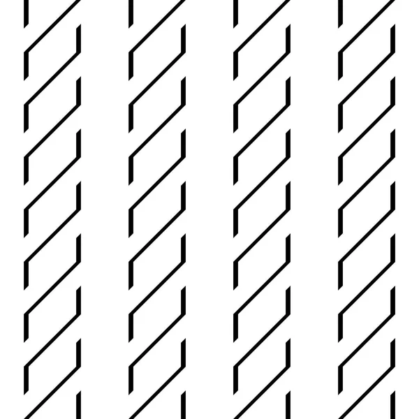 Diseña Patrón Zigzag Monocromo Sin Costuras Fondo Abstracto Arte Vectorial — Archivo Imágenes Vectoriales