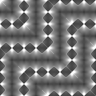 Tasarım Dikişsiz tek renkli zikzak desen. Geometrik arka plan. Vektör sanat. Hiçbir gradyan