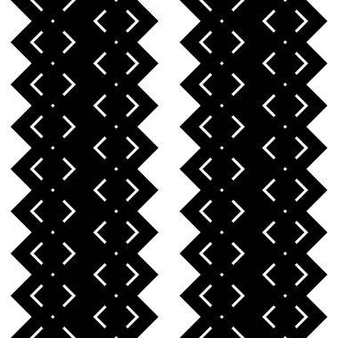 Tasarım Dikişsiz tek renkli zikzak desen. Arka plan. Vektör sanat