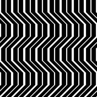 Tasarım Dikişsiz tek renkli zikzak desen. Arka plan. Vektör sanat