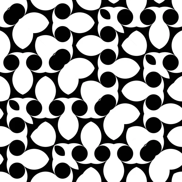 Diseño Inconsútil Patrón Decorativo Monocromo Fondo Zigzag Abstracto Arte Vectorial — Vector de stock