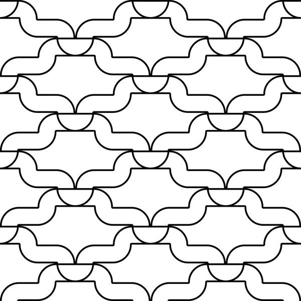 Diseño Inconsútil Patrón Ondulación Monocromo Fondo Abstracto Arte Vectorial Sin — Archivo Imágenes Vectoriales