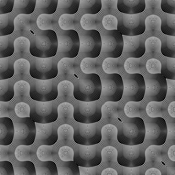 Diseña Patrón Encaje Monocromo Sin Costuras Fondo Decorativo Abstracto Arte — Archivo Imágenes Vectoriales