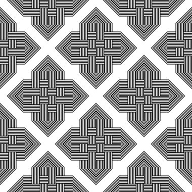 Kusursuz tek renkli geometrik desen dizaynı. Soyut arkaplan. vektör sanatı